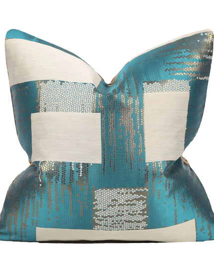Anqianny Modern Green Sofa Cushion Cover - Nordic Abstract Design