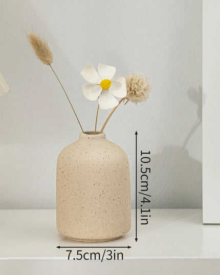 Modern White Ceramic Vase - Nordic Decorative Flower Pot for Home Decor