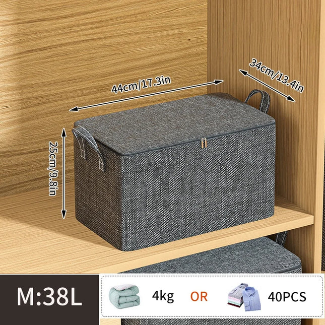 Quilt Clothes Storage Bag Waterproof Closet Wardrobe Organizer Large Capacity Clothes Organizer Foldable Dustproof Sorting Bags