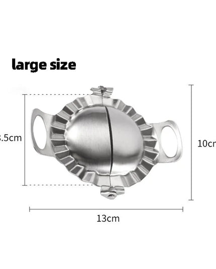 Manual Dumpling Maker - 304 Stainless Steel Jiaozi Device for Easy Cooking