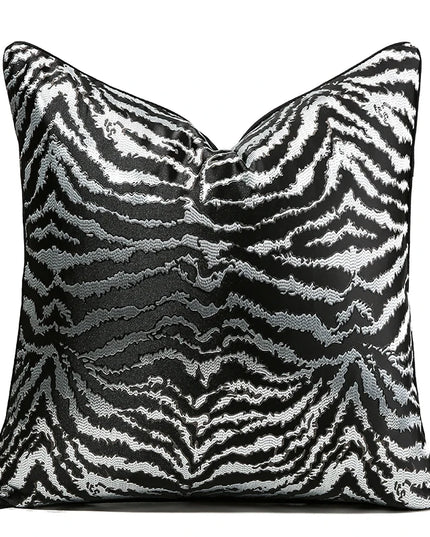 Anqianny Golden Cushion Cover - Tiger Zebra Pattern for Sofa Decor
