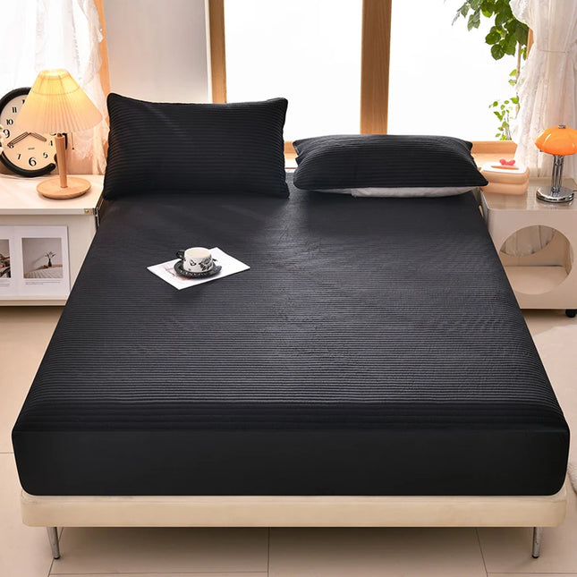 Anqianny 3-Layer Waterproof Mattress Cover - Soft Anti-Dust Mite Protection