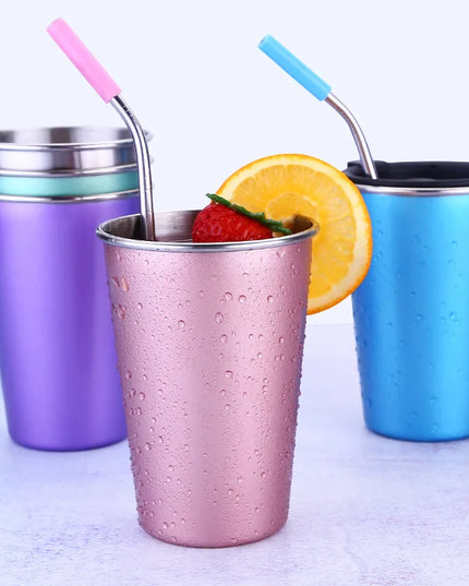 350/500ml Stainless Steel Travel Mug - Eco-Friendly Whisky Beer Cup