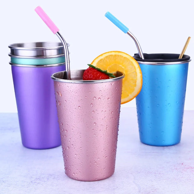 350/500ml Stainless Steel Travel Mug - Eco-Friendly Whisky Beer Cup