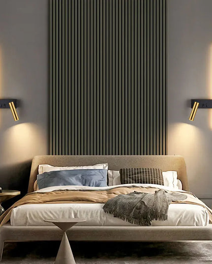 Modern Black & White Wall Lamp - Minimalist LED Light Fixture