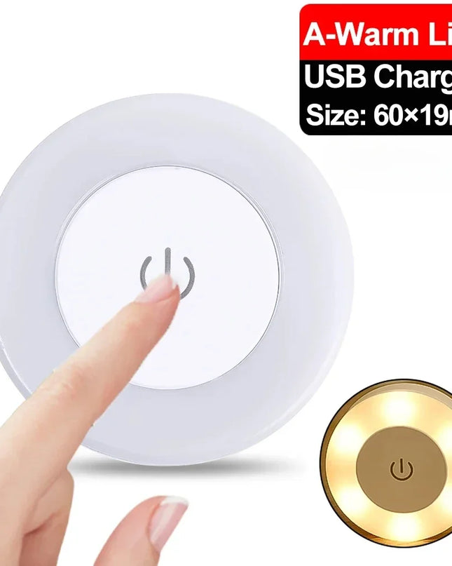 Led Light Portable USB Rechargeable Night Light for Living Room and Bedroom Lighting