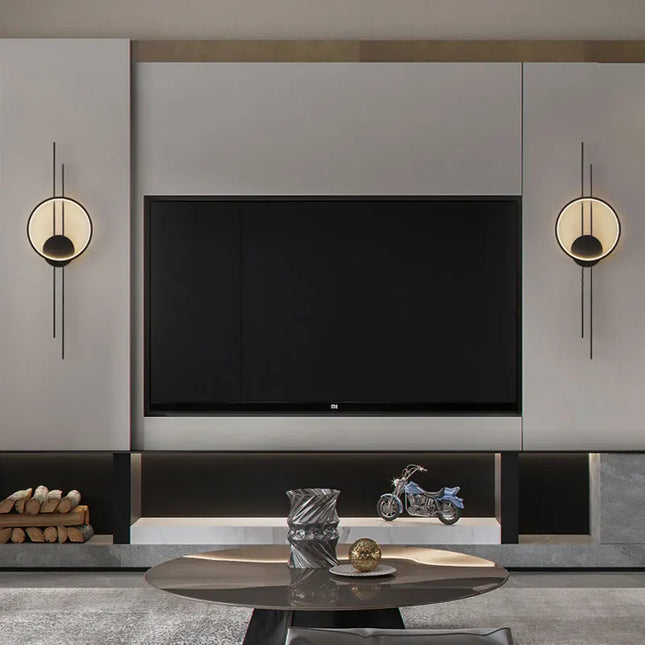 Modern Minimalist Wall Lamp - Creative Nordic Design for Living Room