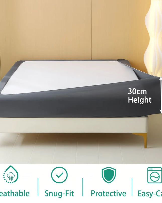 Anqianny Stretchable Bed Skirt - Ultra-Soft, Non-Slip, Machine Washable
