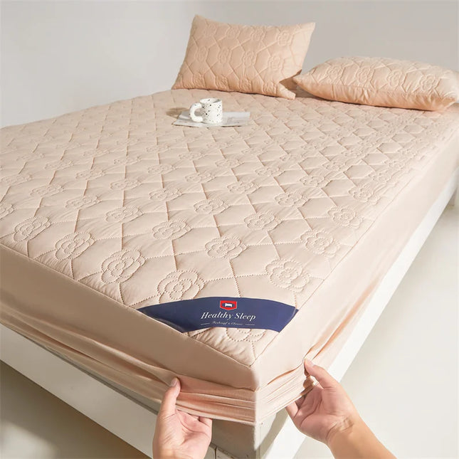 Anqianny Waterproof Mattress Protector - Soft Fitted Sheet for Beds