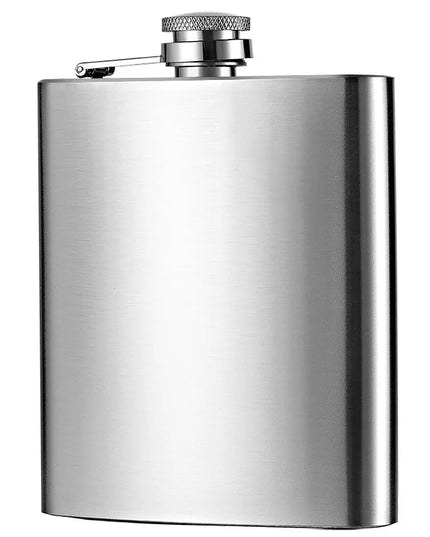 High-Quality Stainless Steel Hip Flask - 1-10 oz Portable Drinkware