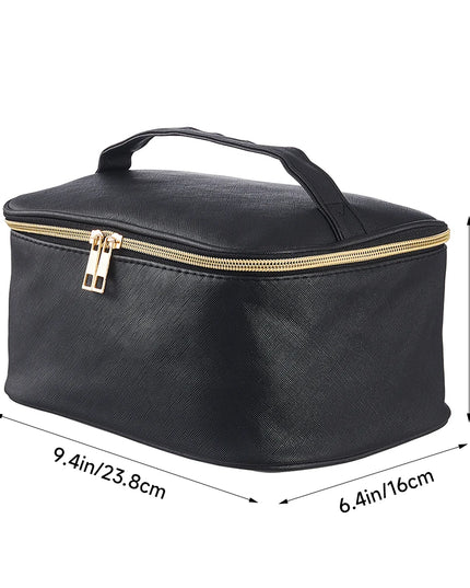 Modishion Double Zipper Travel Cosmetic Bag - Large Capacity & Versatile