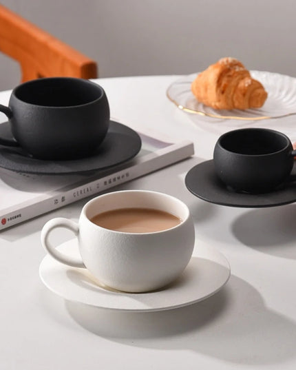 280ML Rock Sand Ceramic Coffee Cup Set