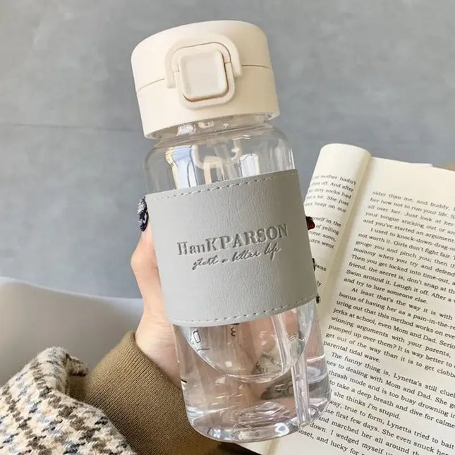 500ml Portable Water Bottle with Straw
