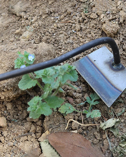 Steel Hardened Hollow Hoe Garden Weeding Rake Vegetable Planting Farm Gardening Loosening Soil Tool Weeding Shovel Tool