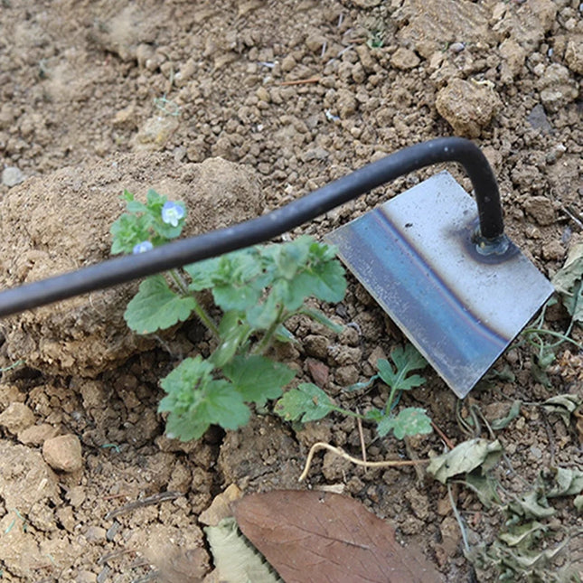 Steel Hardened Hollow Hoe Garden Weeding Rake Vegetable Planting Farm Gardening Loosening Soil Tool Weeding Shovel Tool