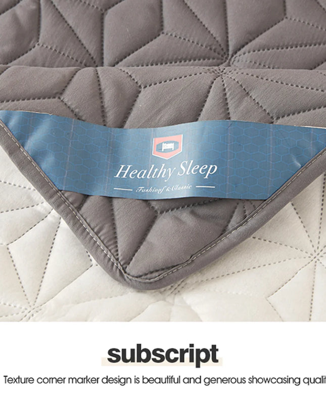 Anqianny Waterproof Mattress Topper - Quilted Protector for Beds