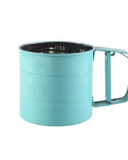 Handheld Stainless Steel Flour Sifter - Semi-Automatic Baking Tool