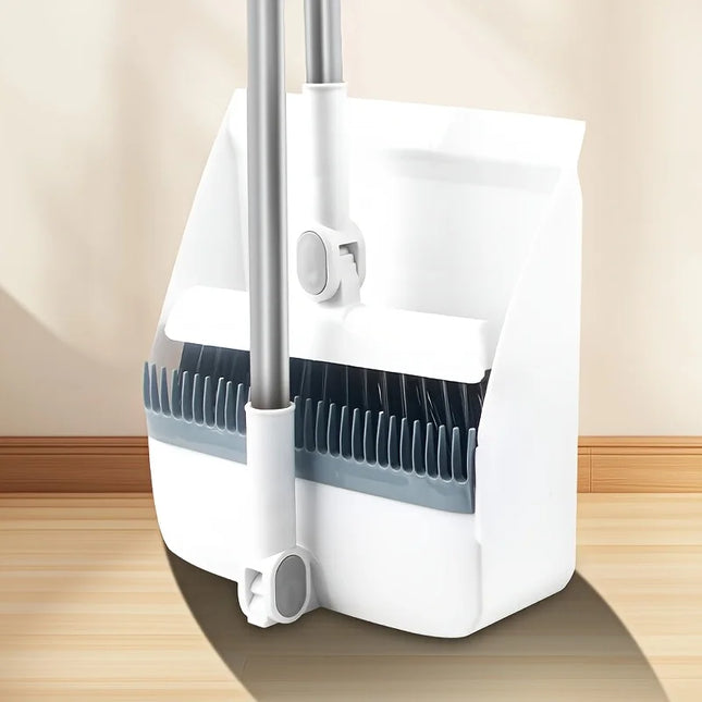 3-in-1 Foldable Magnetic Broom Set - Perfect for Pet Hair Cleaning