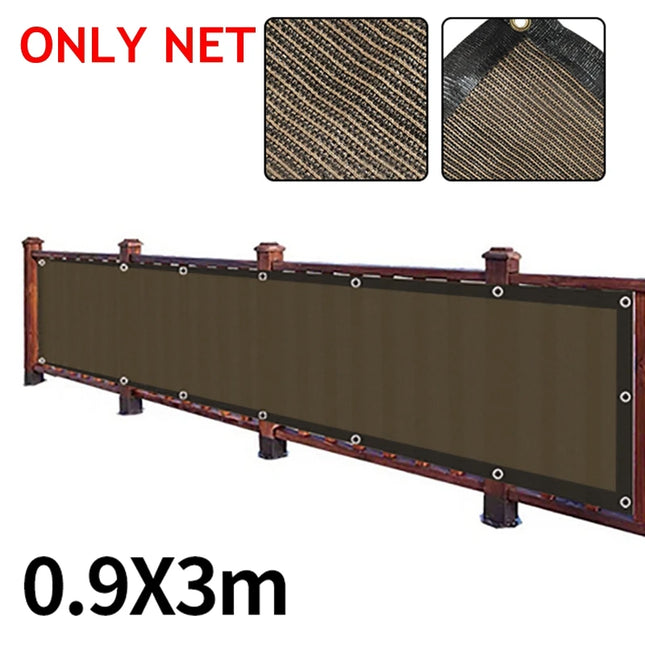 Sun Shade Net for Balcony Privacy - Outdoor Garden Shelter Screen