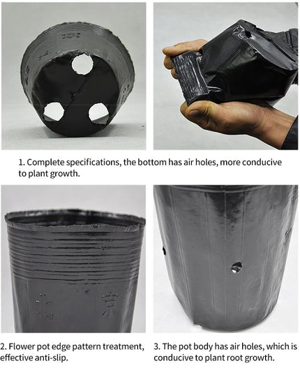 Disposable Garden Seedling Cups - Thickened Nursery Pots for Vegetables