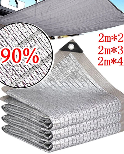 Aluminum Foil Sunshade Net - UV Protection & 90% Heat Reflective Insulation