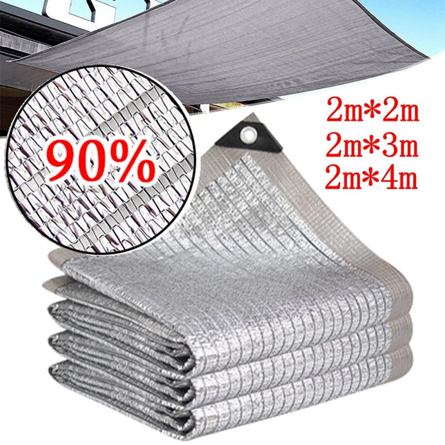 Aluminum Foil Sunshade Net - UV Protection & 90% Heat Reflective Insulation