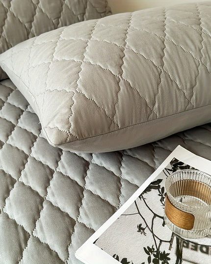 Anqianny Waterproof Bed Sheet Set - 3pcs, Soft Fitted & Pillowcases