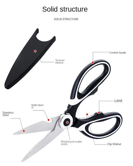 Heavy Duty Kitchen Scissors 
General Purpose Scissors Stainless Steel