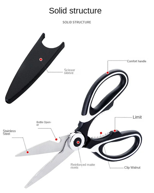Heavy Duty Kitchen Scissors 
General Purpose Scissors Stainless Steel