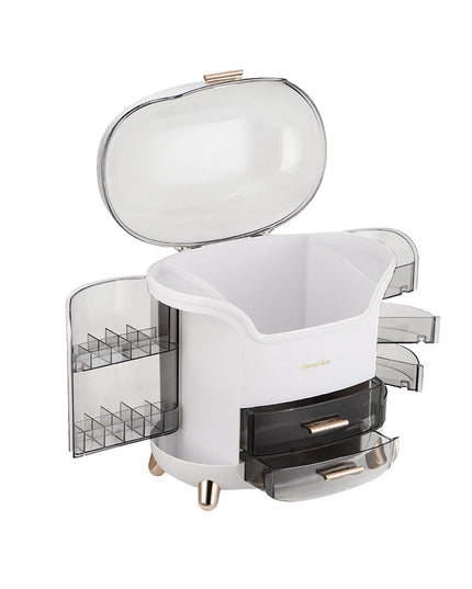 Modishion Large Capacity Cosmetics Storage Box - Dustproof & Stylish