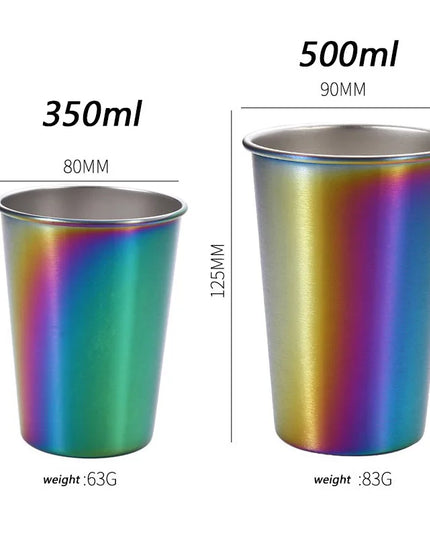 350/500ml Stainless Steel Travel Mug - Eco-Friendly Whisky Beer Cup