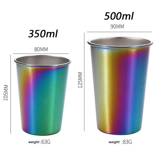 350/500ml Stainless Steel Travel Mug - Eco-Friendly Whisky Beer Cup