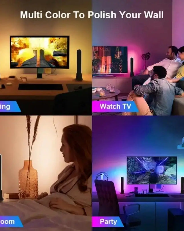 RGB Color Changing LED Light Bar - USB TV Backlight with Remote