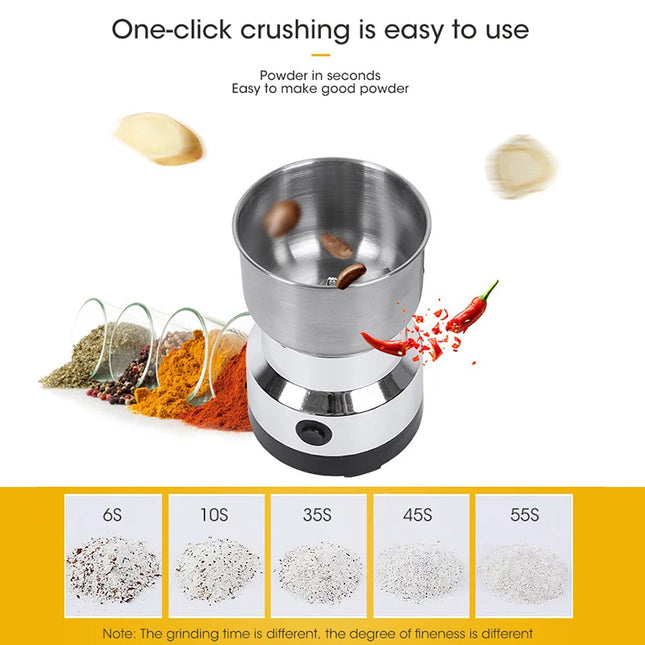 Donirt Mini Electric Grinder - 300ml Coffee & Spice Pulverizer