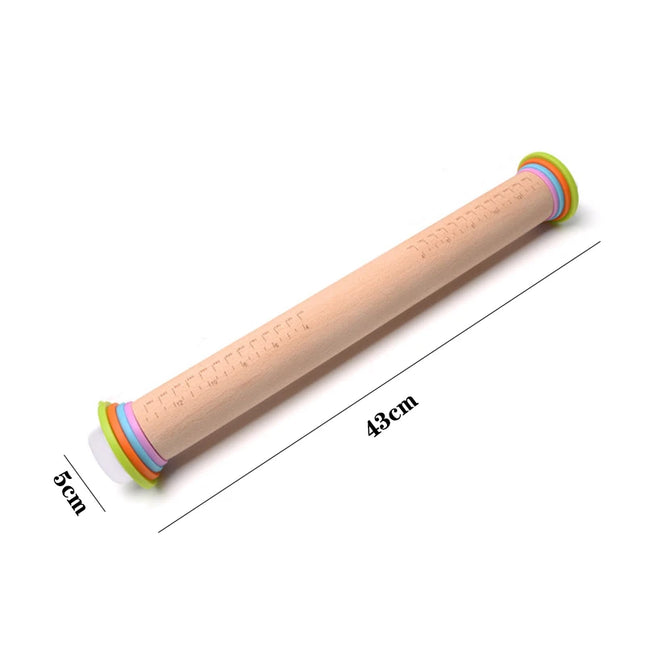 Stainless Steel Adjustable Rolling Pin - Eco-Friendly Baking Tool
