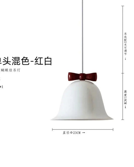 Nordic Chandelier Pendant Lamp - Bowknot Design for Creative Spaces