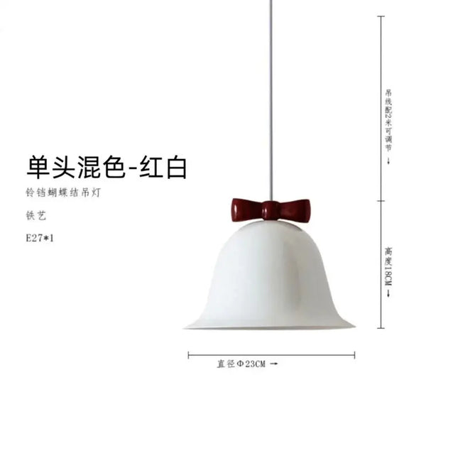 Nordic Chandelier Pendant Lamp - Bowknot Design for Creative Spaces