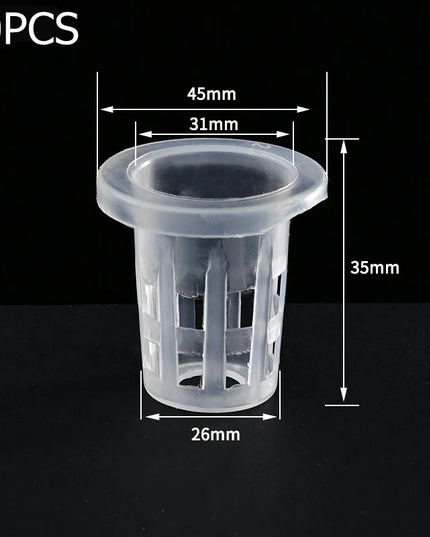 50Pcs Hydroponic Planting Basket Soilless Nursery Basket Vegetable Growing Nursery Cup Garden Hydroponic Vegetable Accessories