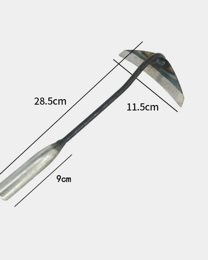Steel Hardened Hollow Hoe Garden Weeding Rake Vegetable Planting Farm Gardening Loosening Soil Tool Weeding Shovel Tool
