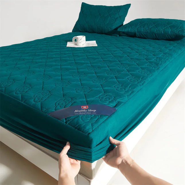 Anqianny Waterproof Mattress Protector - Soft Fitted Sheet for Beds