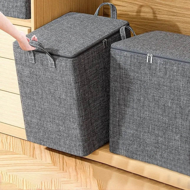 Quilt Clothes Storage Bag Waterproof Closet Wardrobe Organizer Large Capacity Clothes Organizer Foldable Dustproof Sorting Bags