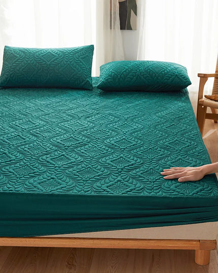 Anqianny Waterproof Quilted Mattress Protector - Breathable & Anti-Mite