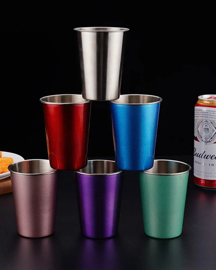 350/500ml Stainless Steel Travel Mug - Eco-Friendly Whisky Beer Cup
