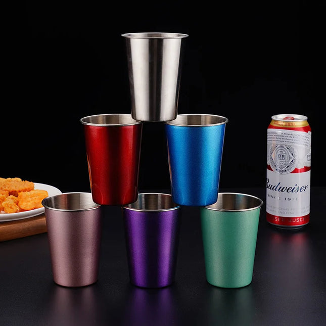 350/500ml Stainless Steel Travel Mug - Eco-Friendly Whisky Beer Cup