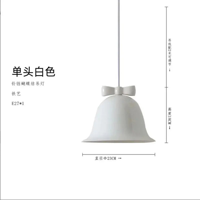 Nordic Chandelier Pendant Lamp - Bowknot Design for Creative Spaces