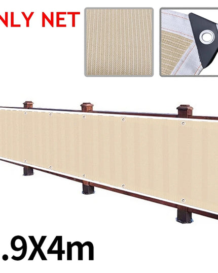 Sun Shade Net for Balcony Privacy - Outdoor Garden Shelter Screen