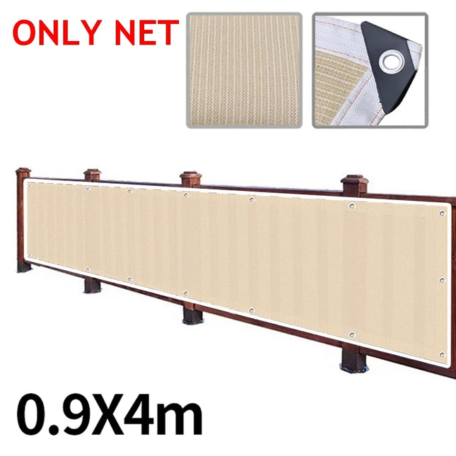 Sun Shade Net for Balcony Privacy - Outdoor Garden Shelter Screen