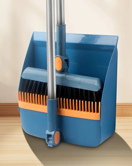 3-in-1 Foldable Magnetic Broom Set - Perfect for Pet Hair Cleaning