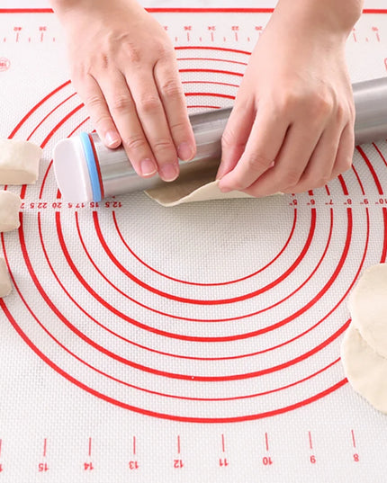 Stainless Steel Adjustable Rolling Pin - Eco-Friendly Baking Tool