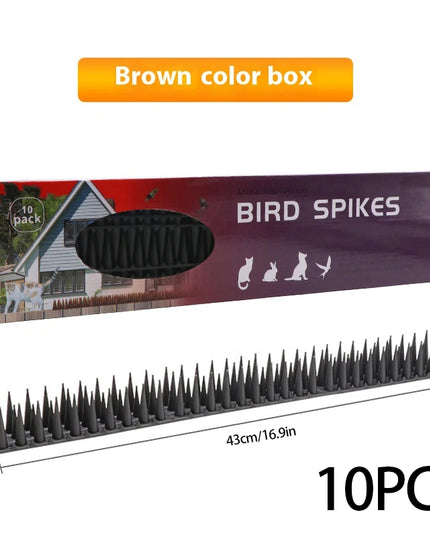 Plastic Anti-Bird Spikes Balcony Eaves Windowsills Bird Repellent Anti-Pigeon Anti-Cat Bird Repeller Thorn Boxed Package